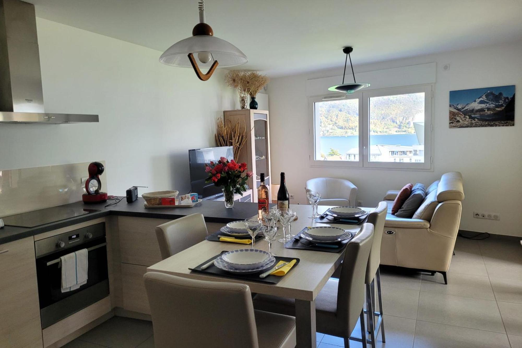 Le Tableau Du Lac 507 - 2 Bedrooms Apartment With Lake View Terrace 안시 외부 사진